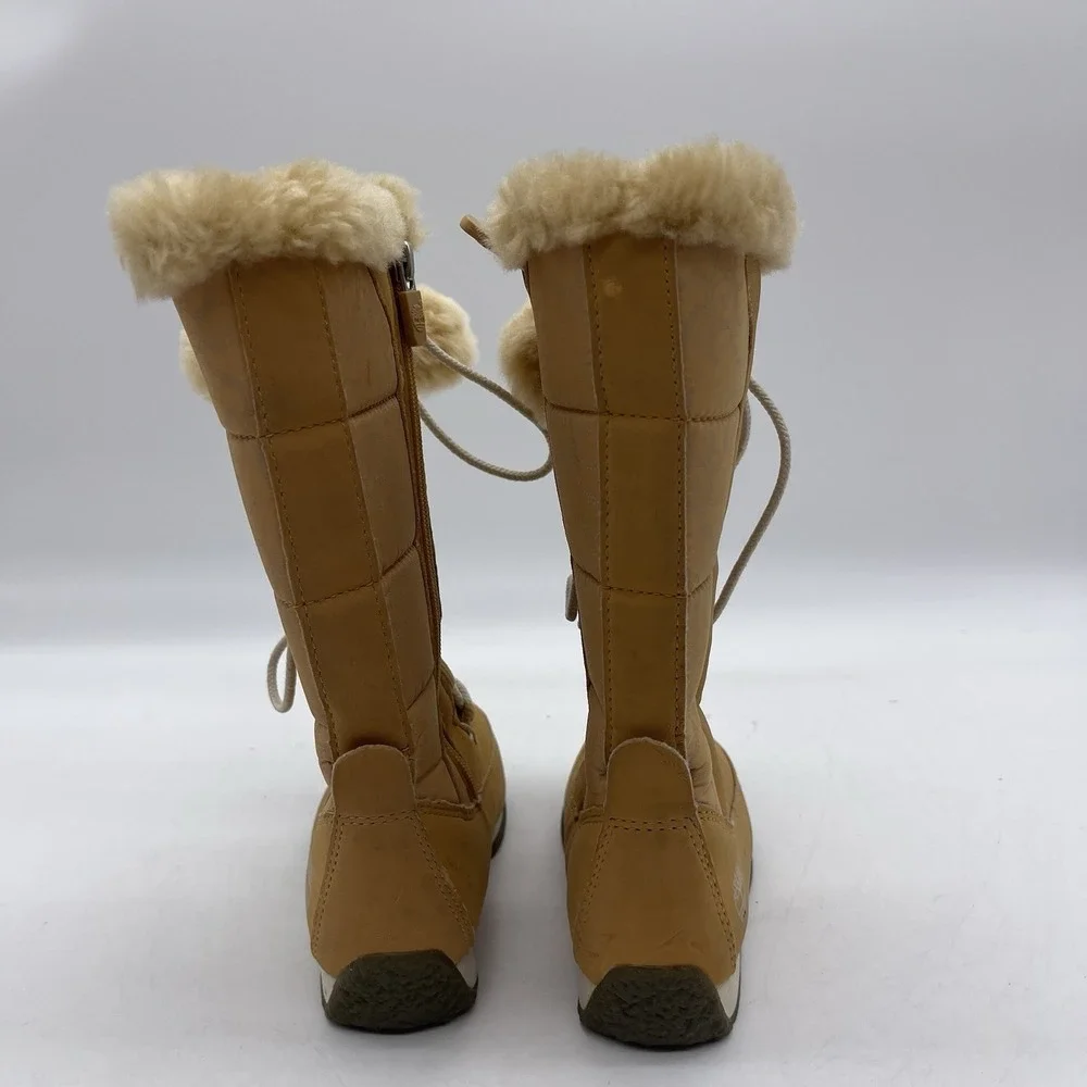 Timberland Nordic Groove Wheat 36871 Toddler Size T7 Winter Boots Lace and Zip